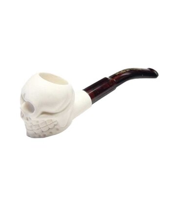 Skull Meerschaum Hand Pipe