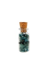 Apatite Gemstone Bottle 3"H