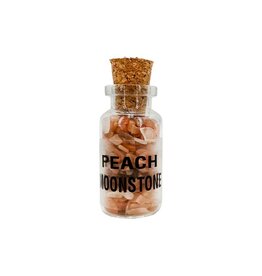 Peach Moonstone Gemstone Bottle