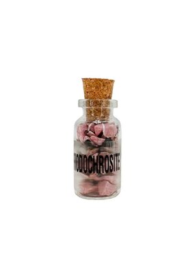 Rhodochrosite Gemstone Bottle