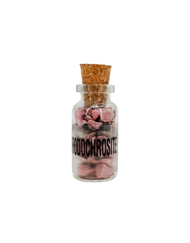 Rhodochrosite Gemstone Bottle