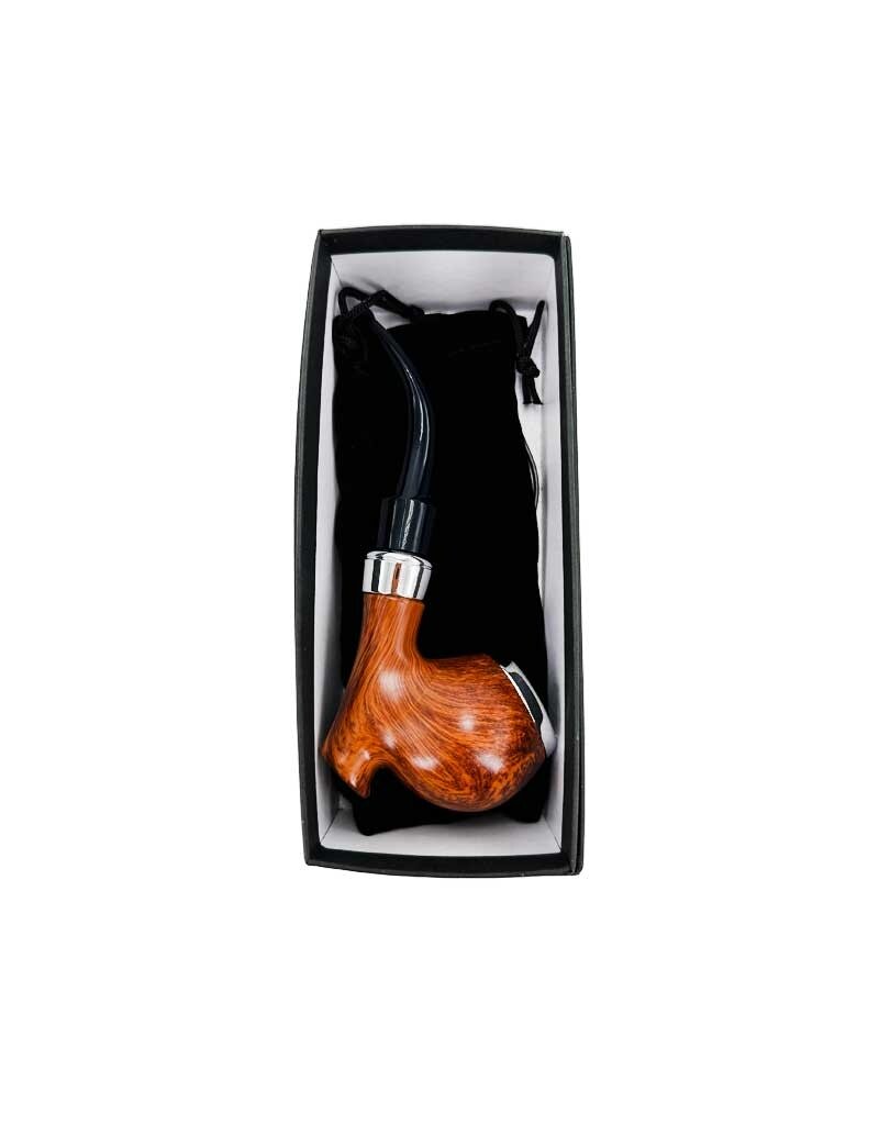 6" Outcropped Classic Sherlock Wood Hand Pipe