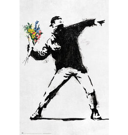 Banksy - Flower Bomber Poster 24" x 36"