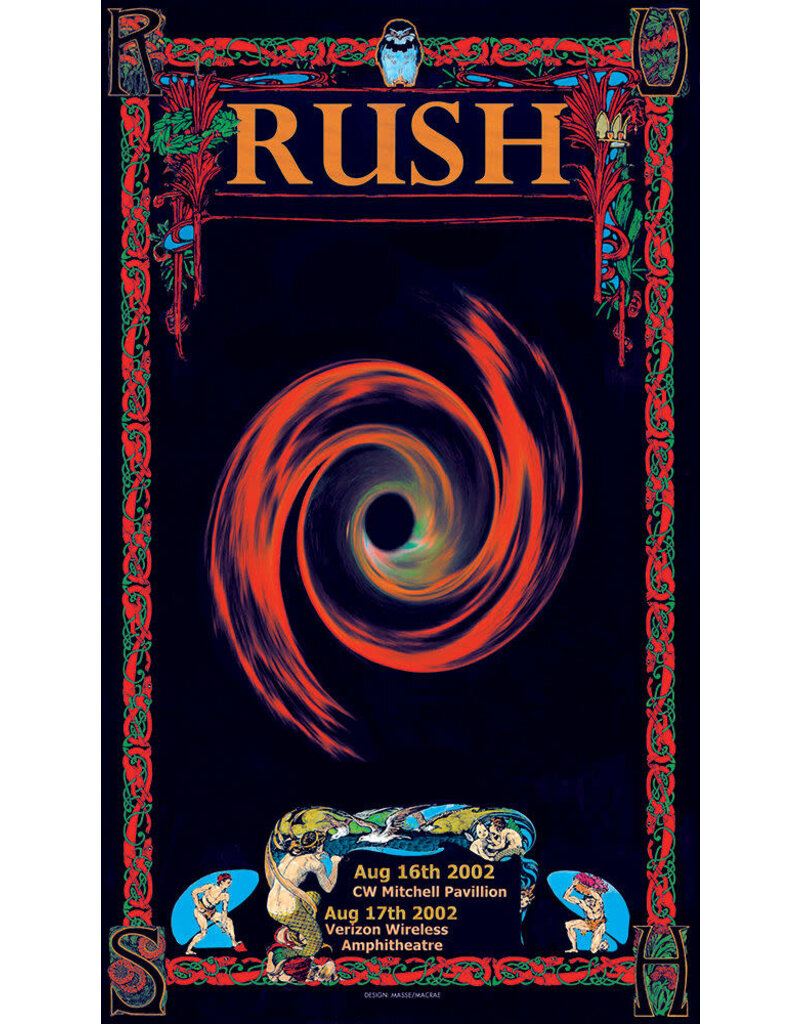 Bob Masse - Rush Poster 14" x 23.5"
