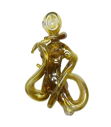 Nick-O Hentai Tentacle Lady Torse Hand Pipe Silver Fumed