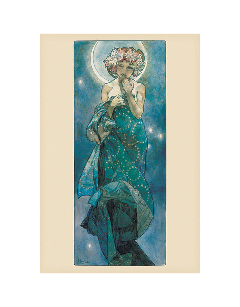 Mucha - Moon Poster 24"x36"