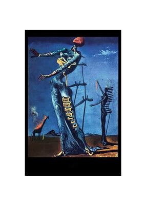 Dali - Flaming Giraffe Poster 24" x 36"