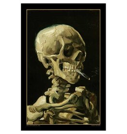 Van Gogh - Skull with Cigarette Poster 24"x36"