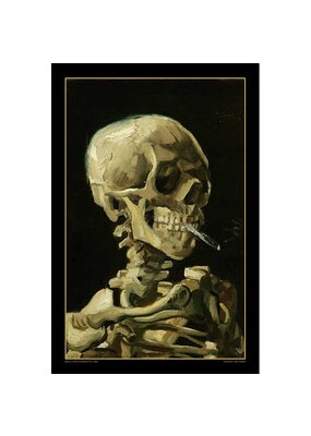 Van Gogh - Skull with Cigarette Poster 24"x36"