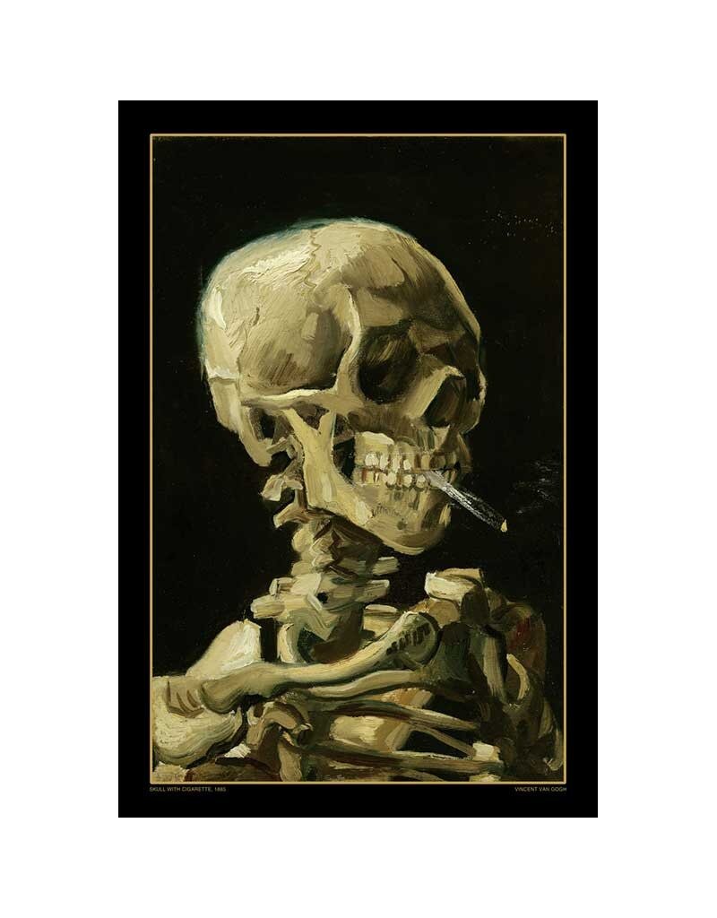 Van Gogh - Skull with Cigarette Poster 24"x36"