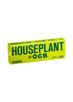 Houseplant by OCB Bamboo 1 1/4 Rolling Papers with Tips