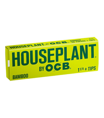 OCB Houseplant by OCB Bamboo 1 1/4 Rolling Papers with Tips