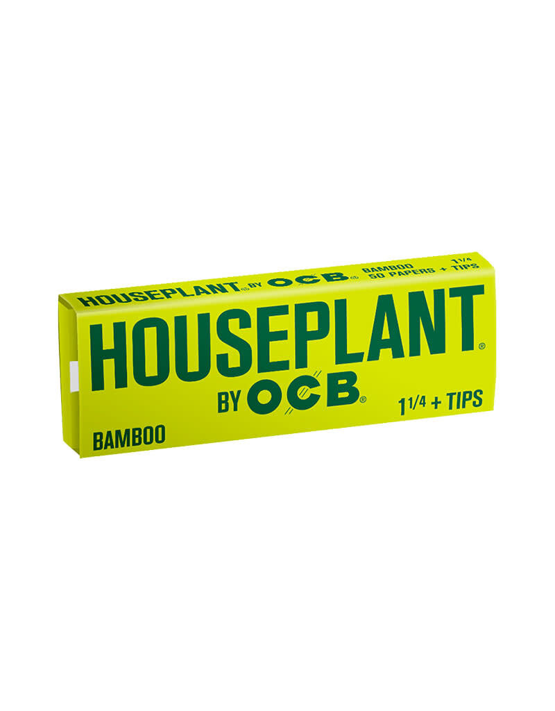 Houseplant by OCB Bamboo 1 1/4 Rolling Papers with Tips