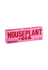 Houseplant by OCB Brown Rice 1 1/4 Rolling Papers with Tips
