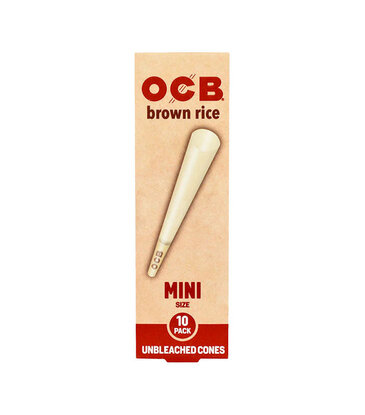 OCB OCB Brown Rice Mini Cones 10 Pack