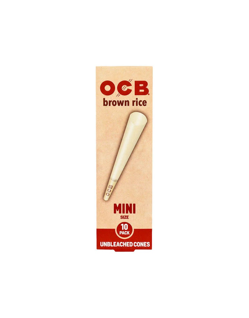 OCB Brown Rice Mini Cones 10 Pack