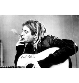 Nirvana - Kurt Cobain Smoking  Poster 24"x36"