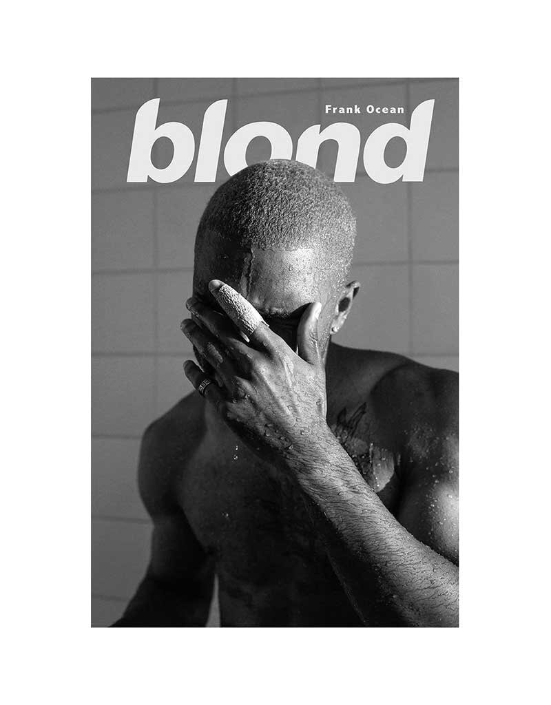 Frank Ocean - Blond Black & White Poster 24"x36"