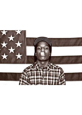 ASAP Rocky - American Flag Poster 36"x24"