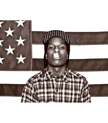 ASAP Rocky - American Flag Poster 36"x24"