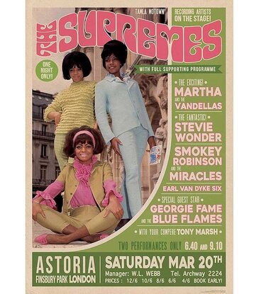 The Supremes Poster 24"x36"