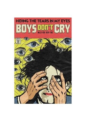 The Cure - Comic Boys Don't Cry Poster 24" x 36"