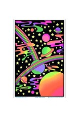 Celestial Rainbow Blacklight Poster 23"x35"