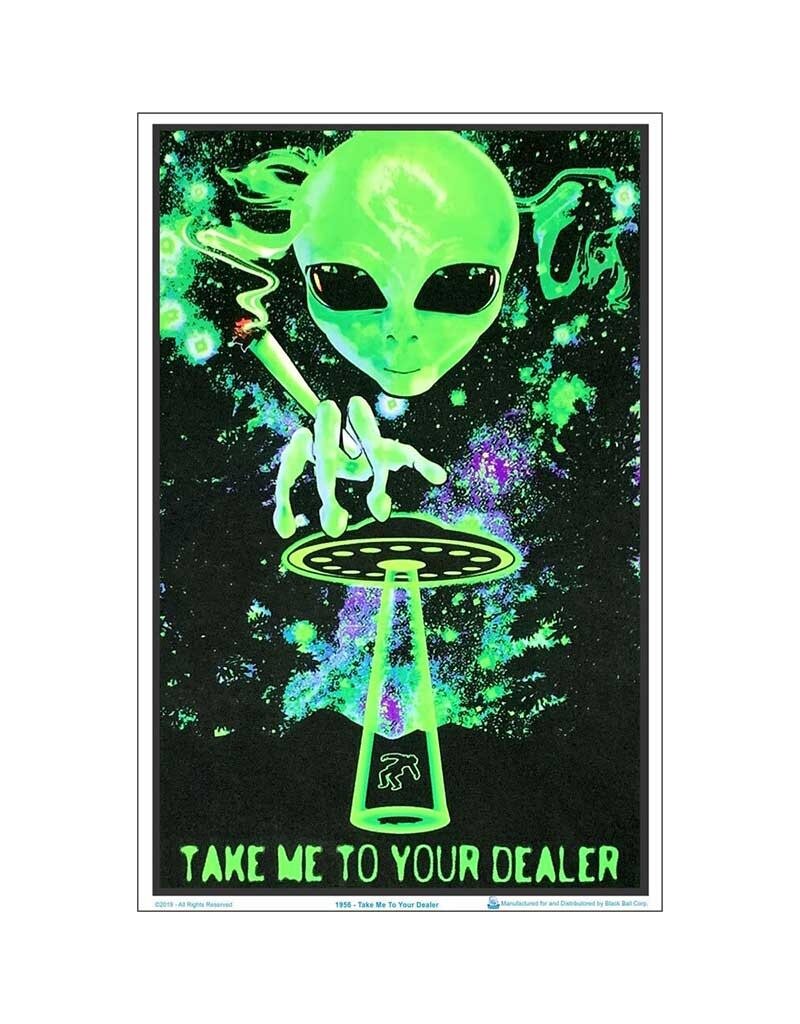 Take Me to Your Dealer Blacklight Poster 23"x35"