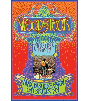 Woodstock - Max Yagur's Farm Poster 24"x36"