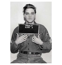 Elvis - Enlistment Photo Poster 24" x 36"