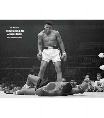Muhammad Ali vs Sonny Liston Poster 36"x24"