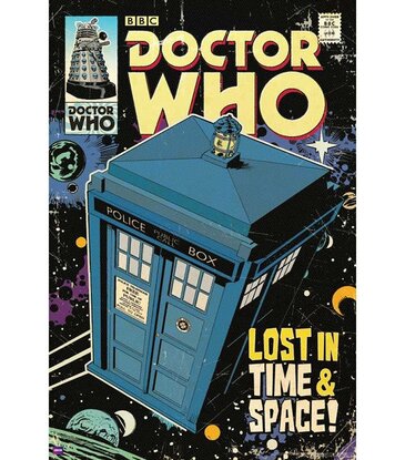 Doctor Who - Tardis Comic Poster 24" x 36"