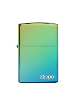 Classic High Polish Teal With Zippo Logo - Zippo Lighter
