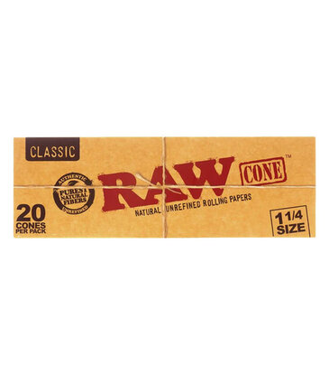 RAW RAW Classic 1 1/4 Cone 20 Pack