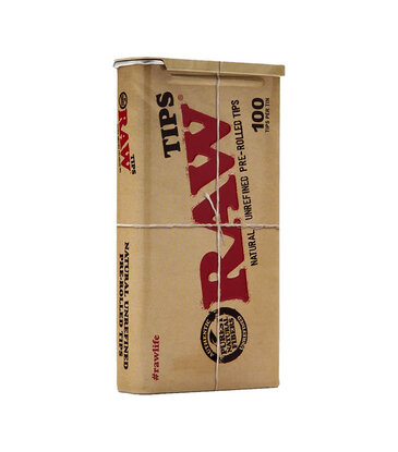RAW RAW Pre-Rolled Tips Tin 100ct