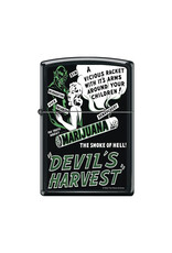 Devil's Harvest Black Matte - Zippo Lighter