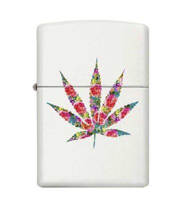 Zippo Floral Weed - Zippo Lighter