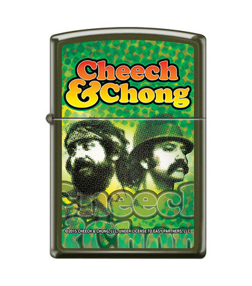 Zippo Cheech & Chong Reflection Green - Zippo Lighter