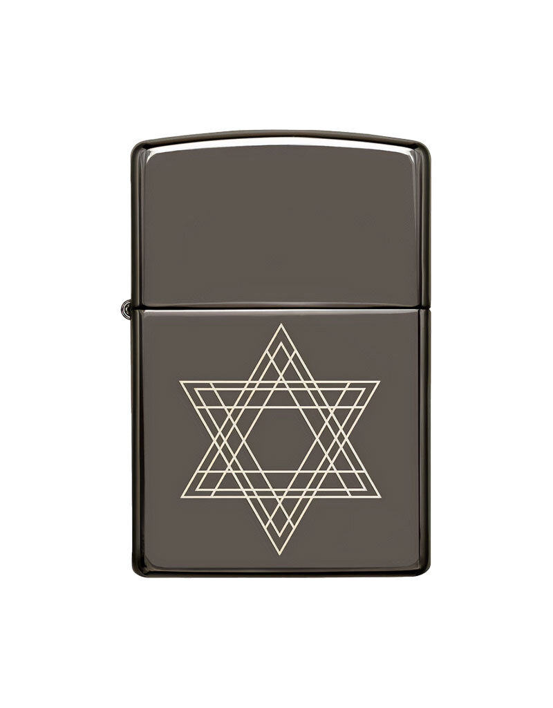 Star of David Design - Zippo Lighter