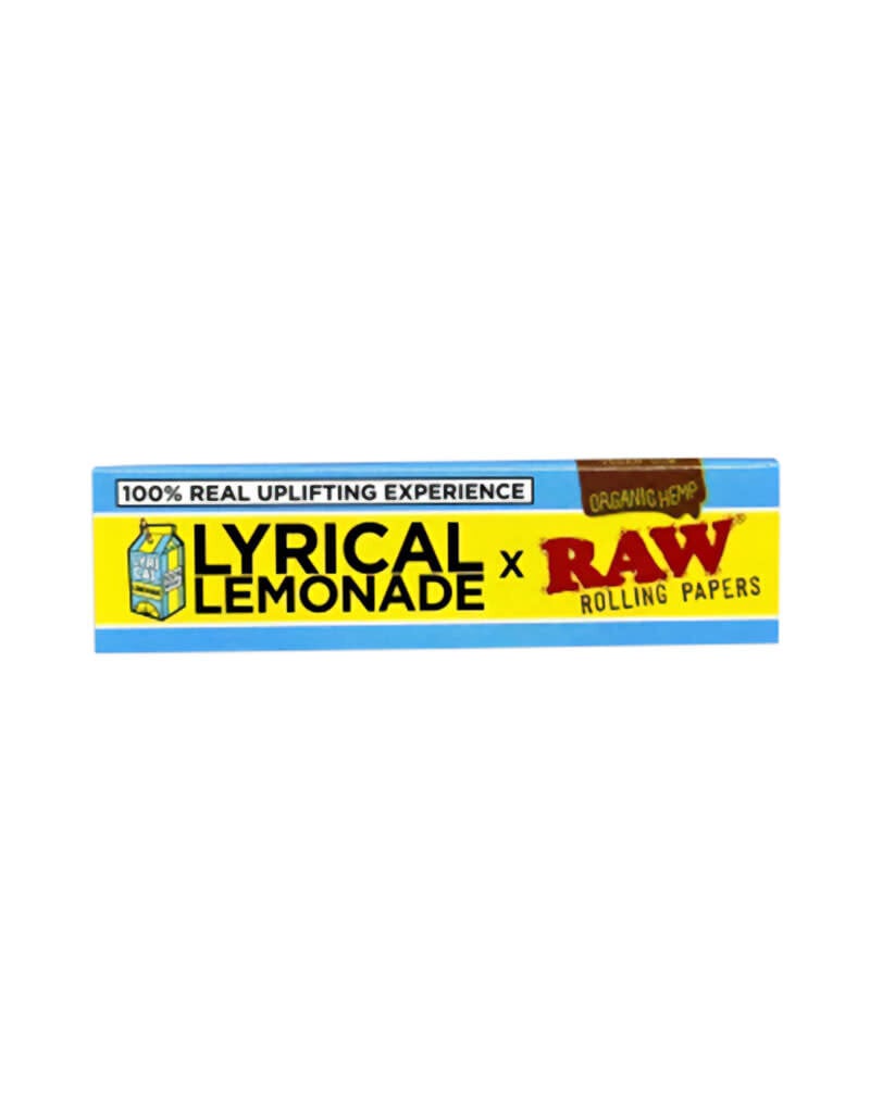 RAW x Lyrical Lemonade Organic Hemp King Size Wide Rolling Papers