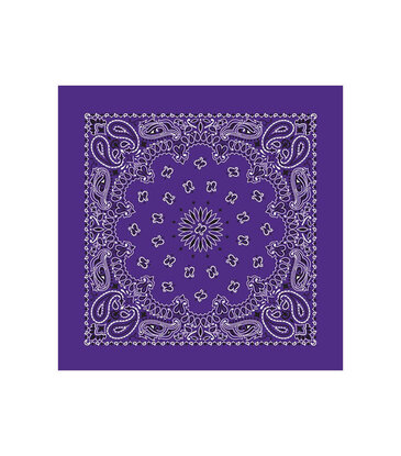 The Bandana Company Paisley Purple Bandana