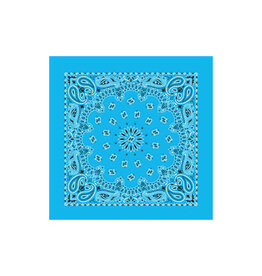 Paisley Light Blue Bandana