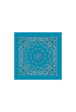 Paisley Turquoise Bandana