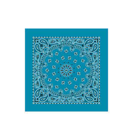 Paisley Turquoise Bandana