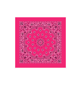 Paisley Hot Pink Bandana