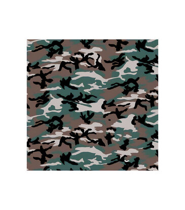 The Bandana Company Camo Woodland Bandana