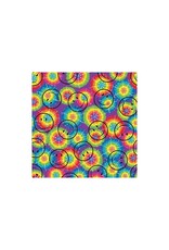 Retro Smiley Tie Dye Bandana