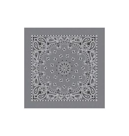 Paisley Charcoal Bandana