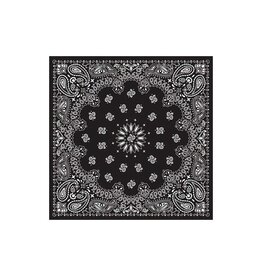 Paisley Black Bandana