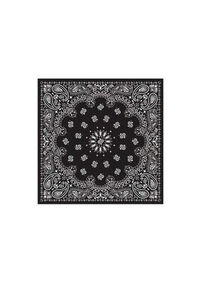 Paisley Black Bandana
